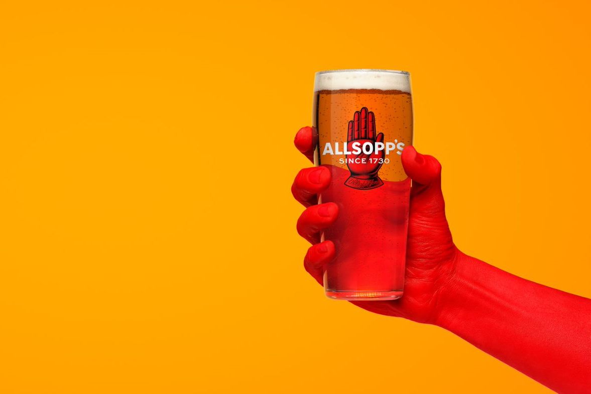 Allsopp's pint glass
