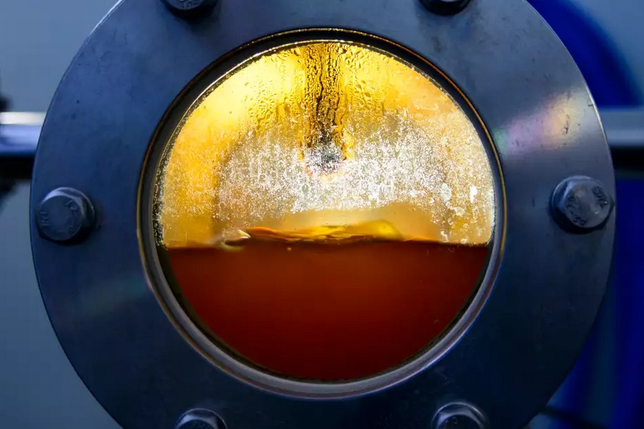 beer in vessel