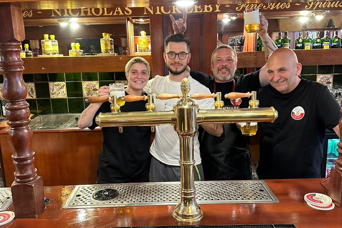 Bohem Brewery Nicholas Nickleby team