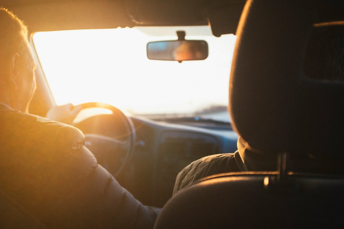 Driving a car