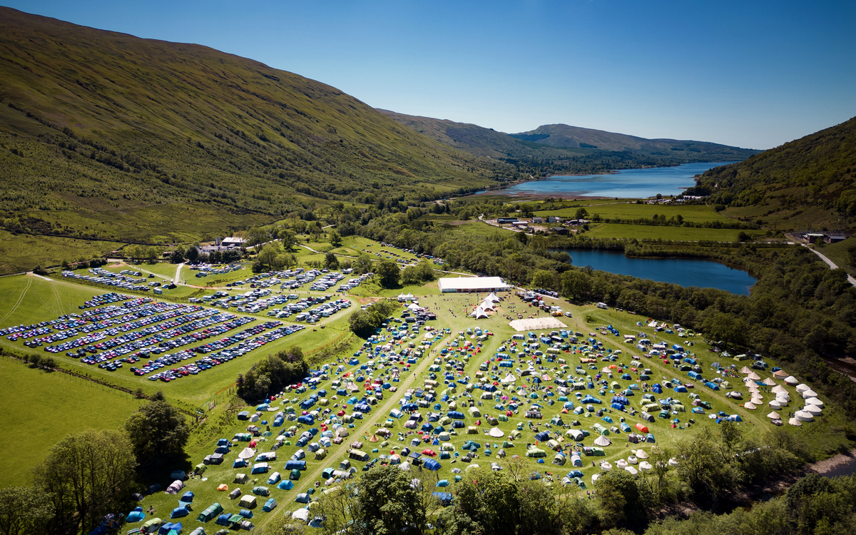 FyneFest aerial view