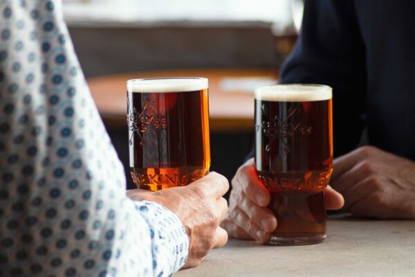 Greene King cask ale