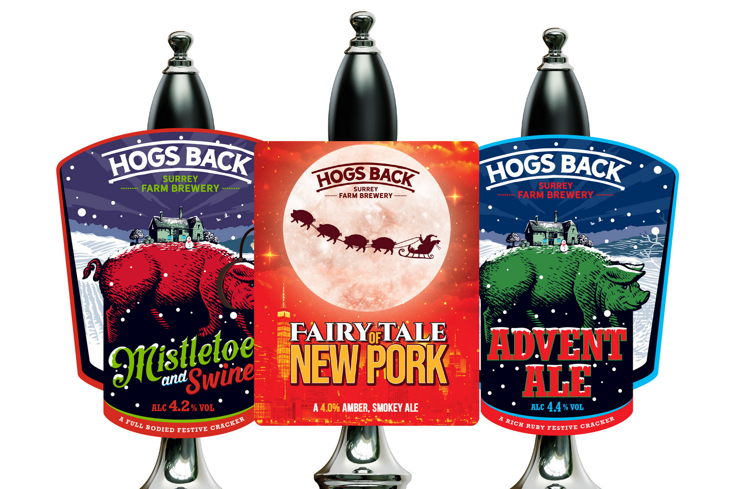 Hogs Back Christmas beers